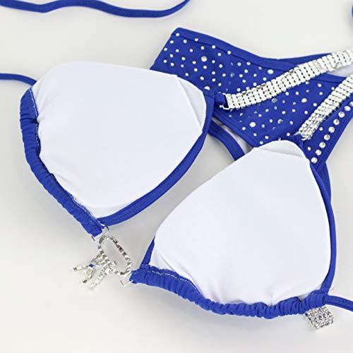 Sapphire Blue Vicky Ross Competition Bikini Suit