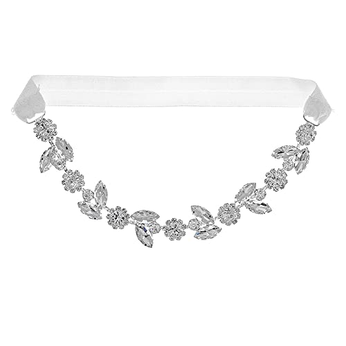 Elegant Bridal Garter with Bling Diamond-chain Design