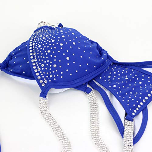 Sapphire Blue Vicky Ross Competition Bikini Suit