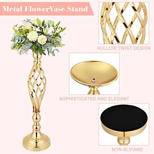 Gold Flower Stand Centerpiece for Wedding Table Decor
