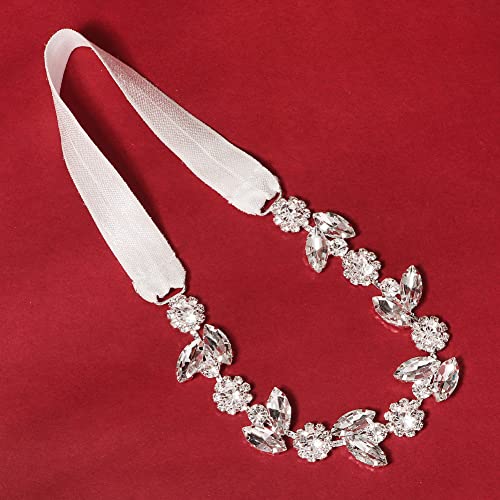 Elegant Bridal Garter with Bling Diamond-chain Design