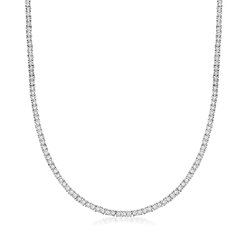 5.00 ct. Diamond Tennis Necklace in Sterling Silver