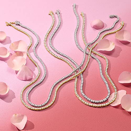 5.00 ct. Diamond Tennis Necklace in Sterling Silver