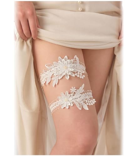 Bridal 2-Piece Lace Garter Set for Weddings