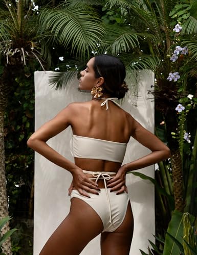 Pearl Halterneck Bikini and Sarong Set