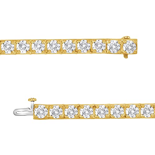 La4ve Diamonds 15.00 Ct Tennis Bracelet 14K Gold