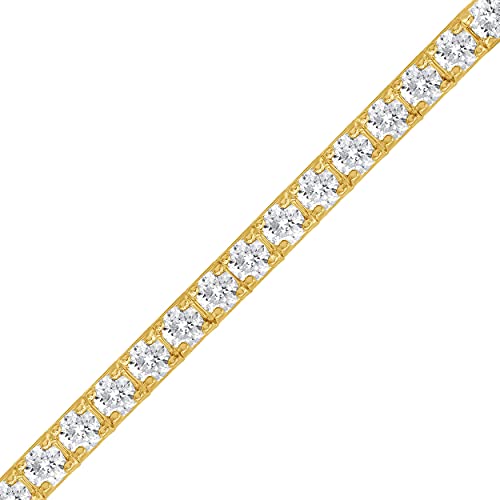 La4ve Diamonds 15.00 Ct Tennis Bracelet 14K Gold