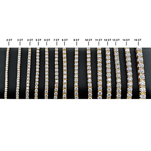 La4ve Diamonds 15.00 Ct Tennis Bracelet 14K Gold