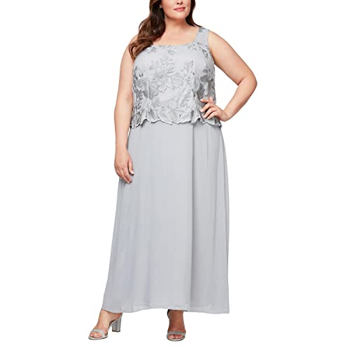 Alex Evenings Tea Length Button-Front Jacket Dress, Dove