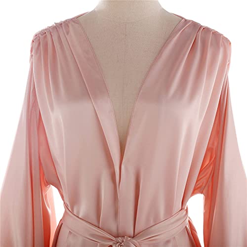 Feather Bridal Robes for Chic Maternity Photoshoots