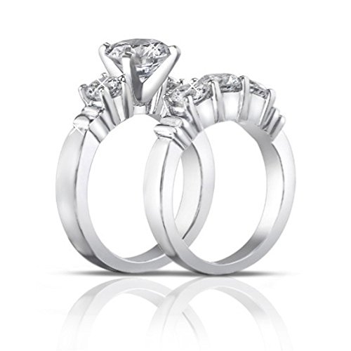 Madina 2.00 ct Diamond Engagement Ring Wedding Set