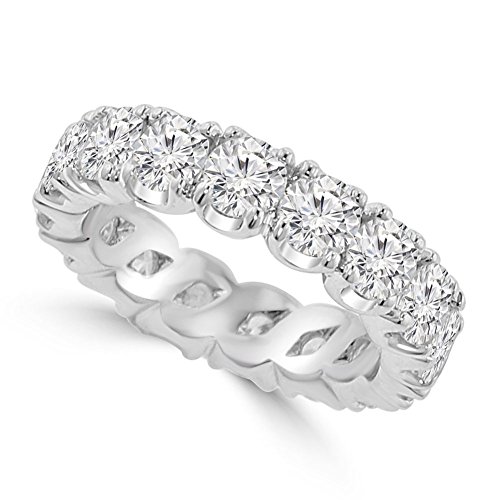 Madina 4.00 ct Diamond Eternity Wedding Band - Size 4.5
