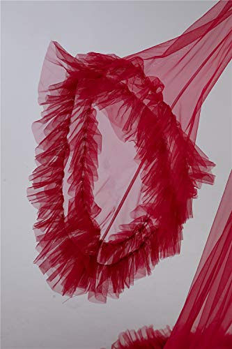 Old Hollywood Tulle Bridal Robe for Photoshoots