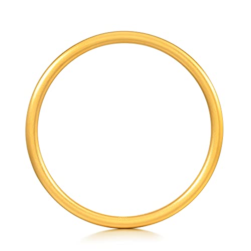 Cultural Blessings 24K Gold Bangle for Weddings
