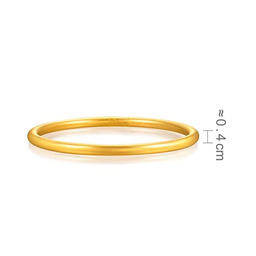 Cultural Blessings 24K Gold Bangle for Weddings