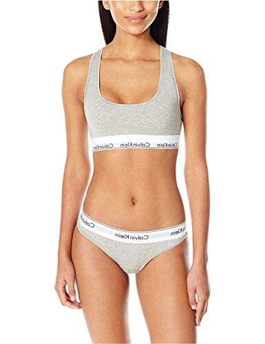 Calvin Klein Gray Modern Cotton Bridal Bralette Set