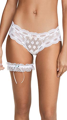 Hanky Panky Phoebe White Leg Garter