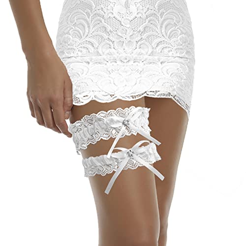 Elegant Lace Wedding Garter Set for Brides