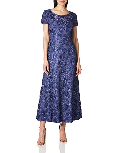 Violet Lace Cap Sleeve Gown for Women's Wedding