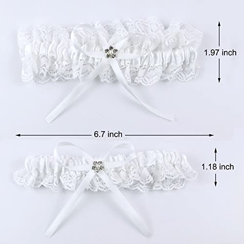 Elegant Lace Wedding Garter Set for Brides