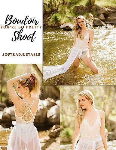 Avidlove Women’s White Teddy Lingerie Bodysuit