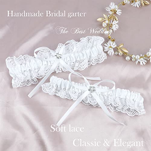 Elegant Lace Wedding Garter Set for Brides