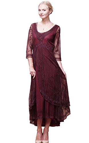 Nataya 40163 Ruby Vintage Style Wedding Dress Women's