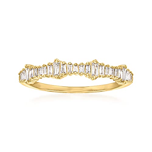 Baguette Diamond Ring in 14kt Gold - 0.20 ct