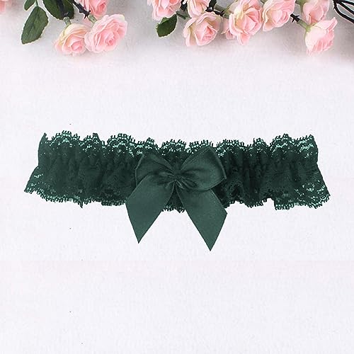 Green Lace Garter Set for Weddings