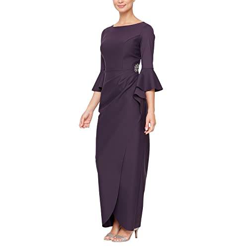 Mother of the Bride Dress with Bell Sleeves