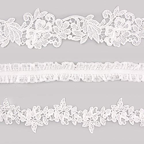 Elegant Lace Wedding Garters Set for Brides