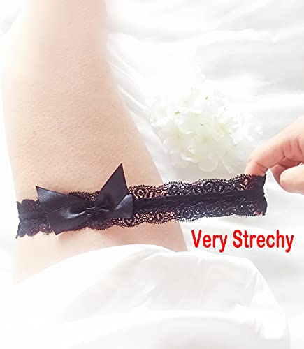 Green Lace Garter Set for Weddings