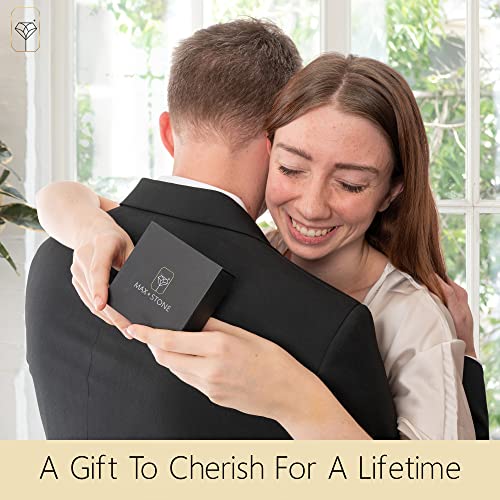 Princess Cut CZ Wedding Ring Set in Yellow Gold