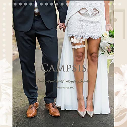 Elegant Pearl Bridal Garter Set for Weddings