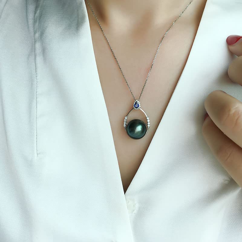 Tahitian Black Pearl Necklace - Fine Jewelry Gifts for Her