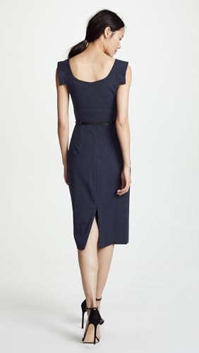 Eclipse Black Halo Women's Jackie O Belted Dress