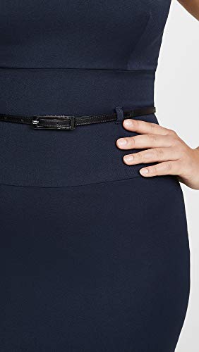 Eclipse Black Halo Women's Jackie O Belted Dress