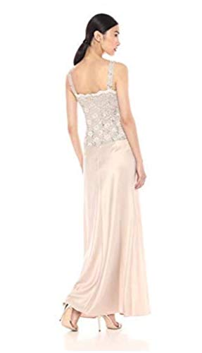 Taupe Satin Skirt Dress with Long Mock Jacket