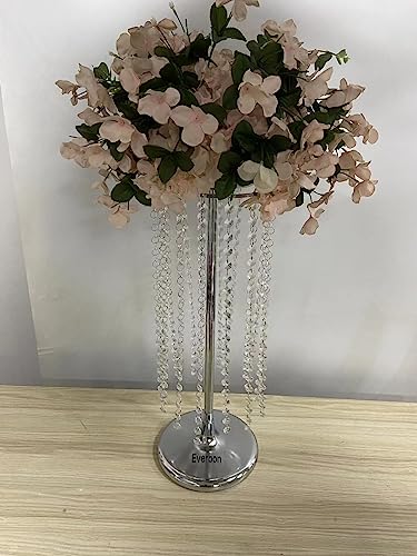 Set of 10 23.6" Tall Flower Chandeliers for Weddings