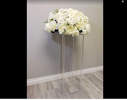 Crystal Chandelier Wedding Tabletop Flower Stand Centerpiece Vase