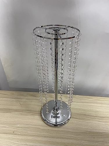 Set of 10 23.6" Tall Flower Chandeliers for Weddings