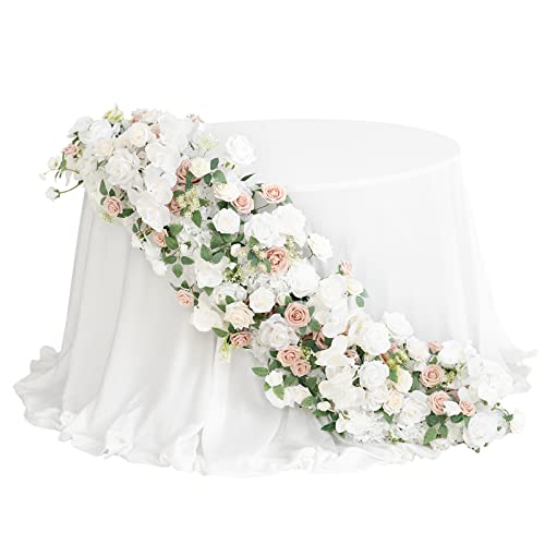 Ling's Moment White & Sage Wedding Floral Swags