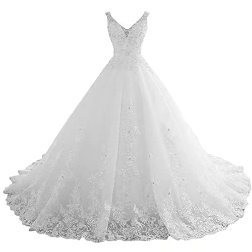 2024 Beaded Corset Lace Up Ball Gown Wedding Dress