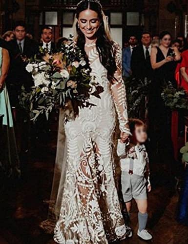 Rustic Lace Mermaid Wedding Dress - 2pc Set