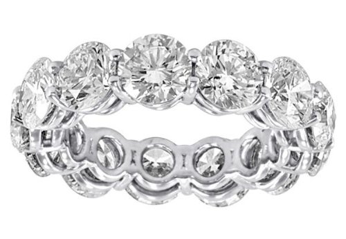 5 ct Round Cut Diamond Eternity Wedding Band