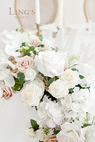 Ling's Moment White & Sage Wedding Floral Swags