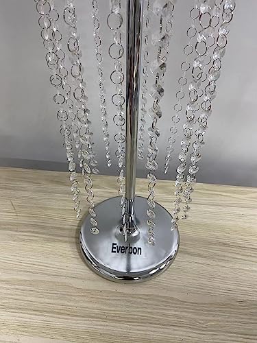 Set of 10 23.6" Tall Flower Chandeliers for Weddings