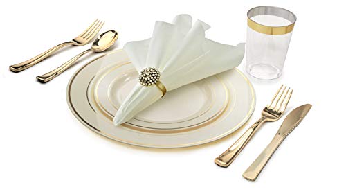 Wedding Tableware Set - 1080 pcs - Silverware, Tumblers