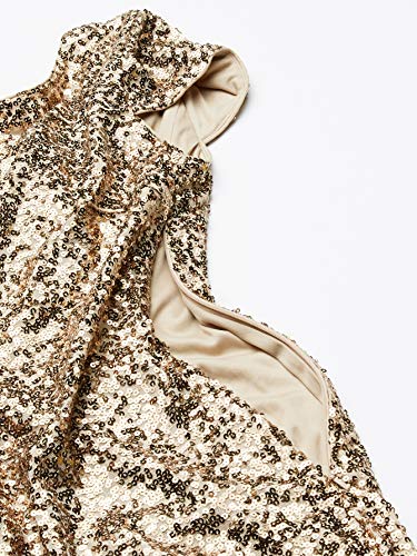 Gold Sequin Classic Gown by Badgley Mischka, Size 12