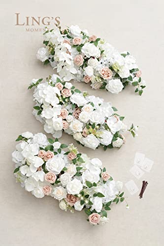 Ling's Moment White & Sage Wedding Floral Swags